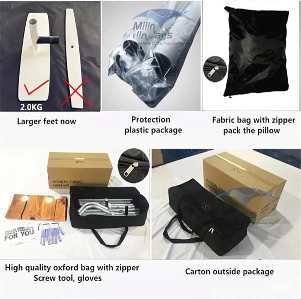 94*90inch Backdrop & Stand,tension fabric,Reusable Luxury Wedding Backdrop NEW - Image 4 of 4