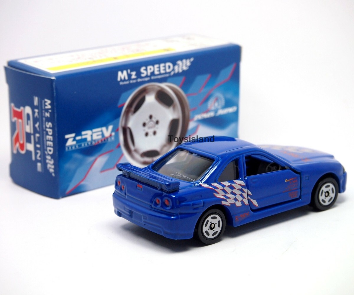 TOMICA M'Z SPEED Z-REV Zeus Juno NISSAN SKYLINE GT-R R34 1/61 TOMY