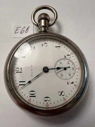 Antique Pocket Watch  Elgin Size 18.