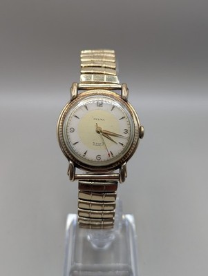 Helma Mechanisch (Handaufzug) Herrenuhr Walzgold Double (Vergoldet) Vintage