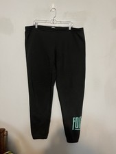 Rare Vintage 1990s Nike Force Men's Large Sweatpants Pants Basketball Black