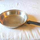 EKCO Flint 10in Stainless Steel Frying Pan Skillet Silver/Black Long Handle — photo 1