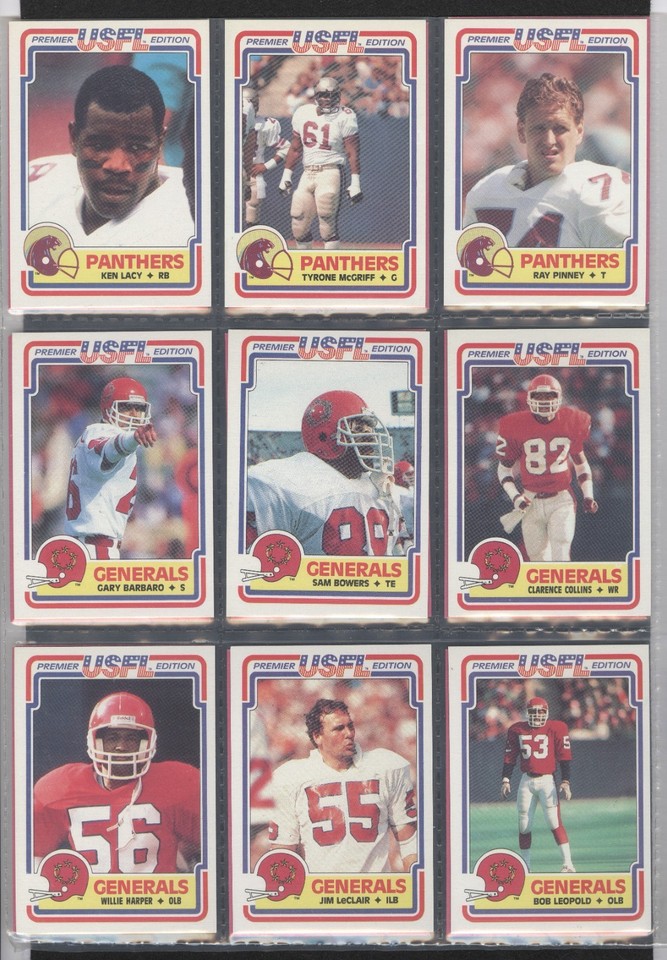 USFL Topps 1984 complete set | eBay