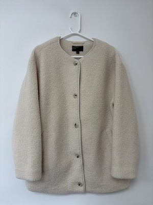 Nobody's Child Damen Teddy Jacke Creme Fleece Größe Small Artikel O242684CRM