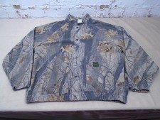 VTG Liberty Realtree Hardwood Camo Unlined Snap Button Hunting Bomber Jacket XL