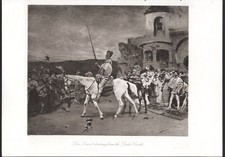 DON CHISCIOTTE,   di ignoto  , grande photoetching , 1888
