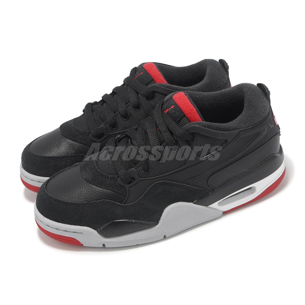 Nike Air Jordan 4 RM GS Bred Kids Youth Women Casual Shoes