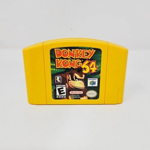 Donkey Kong N64 (Nintendo N64, 1997) TESTED/AUTHENTIC