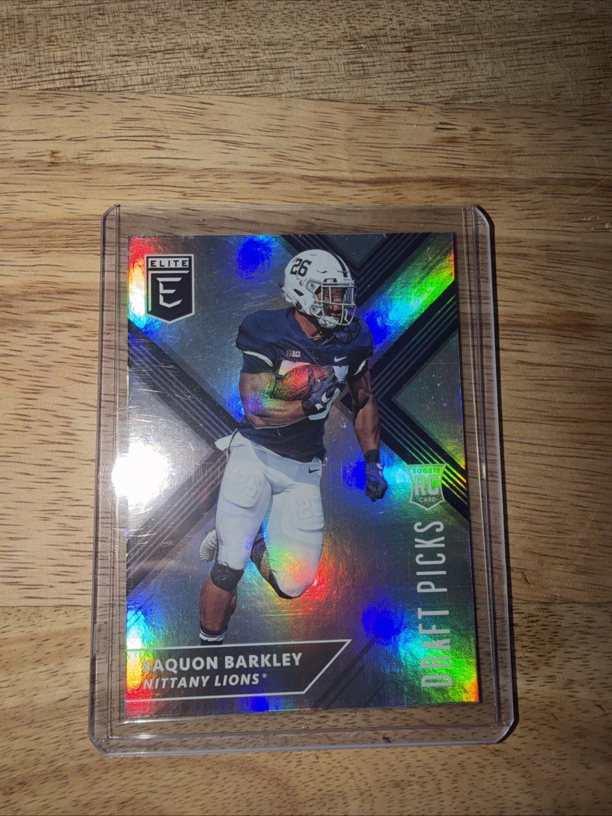 2018 SAQUON BARKLEY RC PANINI ELITE DRAFT PICKS VARIATION ROOKIE #105