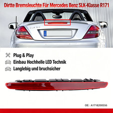 Dritte Bremsleuchte Rot Für Mercedes Benz SLK-Klasse R171 A1718200556 Bremslicht