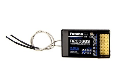 Futaba - R2006GS (S-FHSS) 2.4 GHz System 6-Channel Receiver