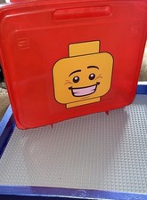 LEGO Lot Storage red and grey build plate wit...