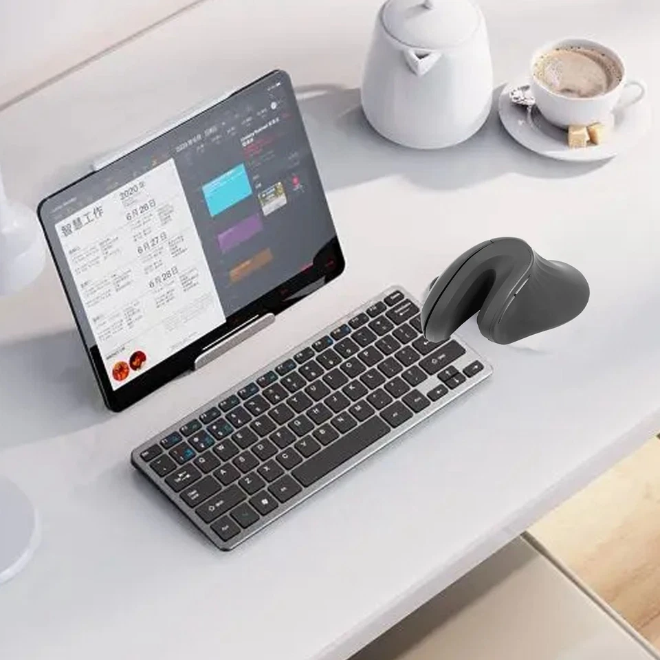 Wired Vertical Mouse 6 Buttons 800‑1200‑2400‑3200 DPI USB Wired Vertical Erg Kit - Image 4 of 4