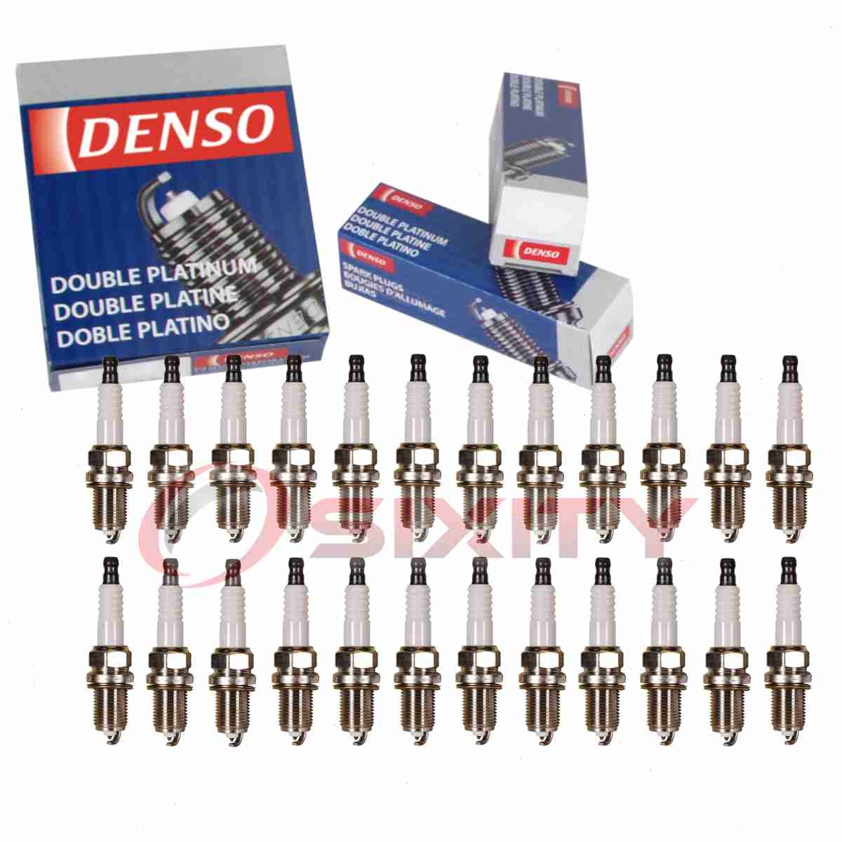 24 pc Denso Platinum Long Life Spark Plugs for 2004-2009 Mercedes-Benz SL600 na