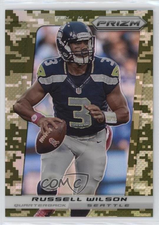 2013 Panini Prizm Target Camo Prizm Russell Wilson #189 10lp