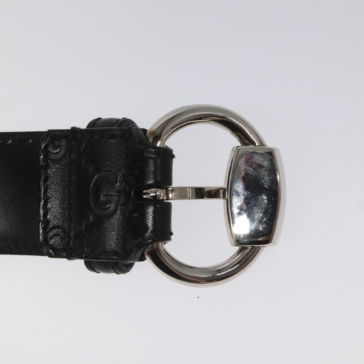 ほめ GUCCI GG Canvas Guccissima Belt Leather 40.2
