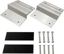 Aluminum Ramp Top Kit 2 Pack Turns 2X8 Boards into Utility Loading Ramps 1400 Lb