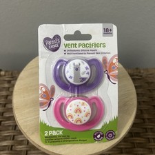 New 2- Pack Parents Choice Vent Pacifiers Rainbow/Llama 18 months
