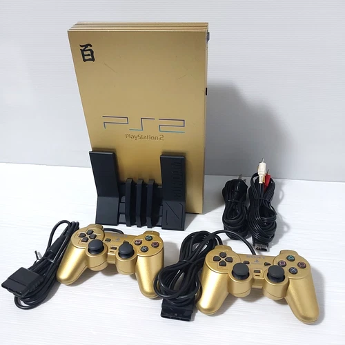 Sony PlayStation2 PS2 Hyakushiki Gold Limited Edition Console SCPH-55000 GU