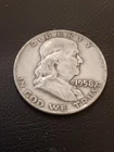 1958 D Franklin Silver Half Dollar