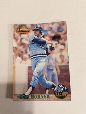 BOB HORNER 1994 TED WILLIAMS CARD COMPANY SWINGIN FOR THE FENCES #149 FREE SHIP