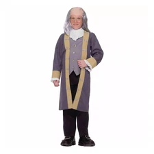 Inventor Scientist Ben Franklin Costume Child