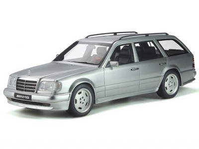 Mercedes S124 E36 AMG T-Modell silver modelcar ResineOT889 Otto 1:18
