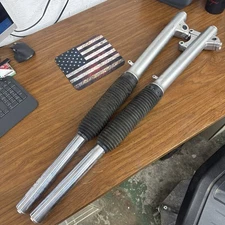 08 18 Kawasaki KLR 650 Front Forks Suspension Set STRAIGHT