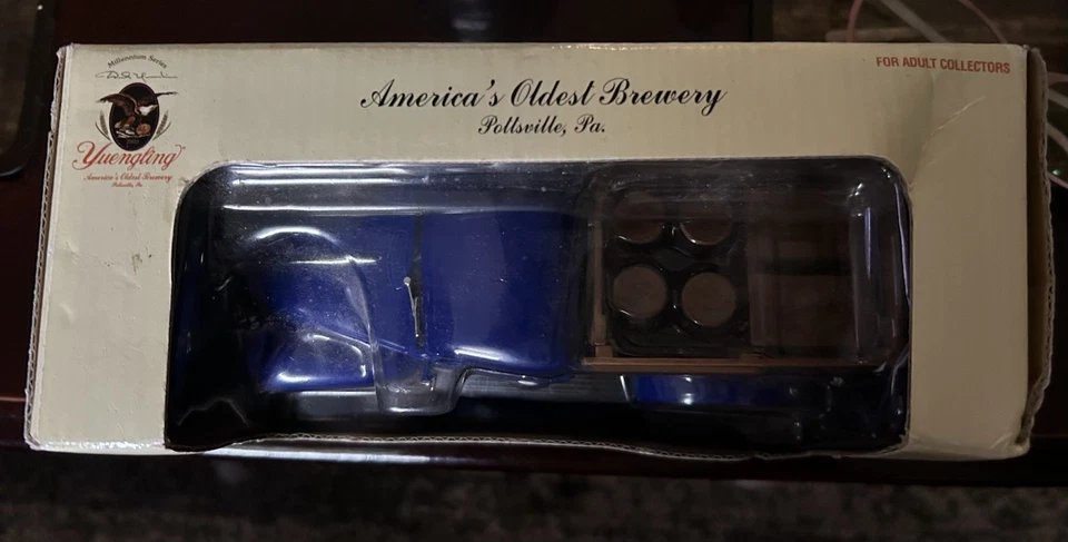 NEW In Box 2003 Yuengling Premium Lite Replica 1950 Blue Ford Truck Millennium - Image 2 of 4