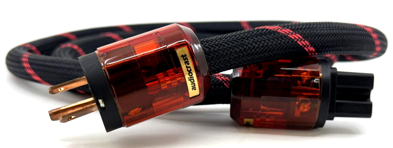 Audiocrast HiFi Power Cable 1.5-Meter IEC C15 Power Cable