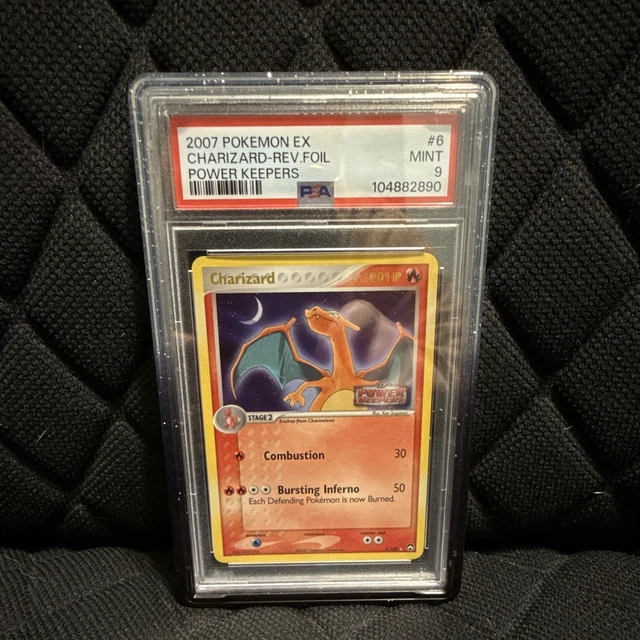 Pokémon TCG EX Power Keepers Charizard 6/108 Reverse Holo PSA 9 (2007)