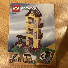 LEGO 4996 Creator 3n1 Beach House Complete w/ All 3 Manuals; No Box