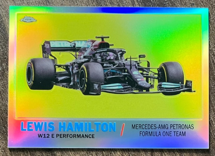 Lewis Hamilton T61-LH Mercedes-AMG - 2021 Topps Chrome Formula 1 F1 Card - CLEAN
