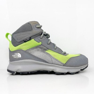 The North Face Boys Hedgehog Hiker II Mid NF0A3FYK Gray Hiking Shoes Sneakers 6