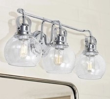 JONATHAN Y Lighting JYL7405 Shirley 3 Light 24"W LED Vanity Light - Chrome. 2H