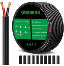 GOSDENG 18 Gauge 2 Conductor Electrical Wire,...