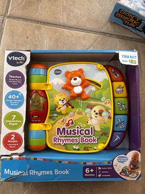 VTech Baby Musical Rhymes Book Interactive Nursery Rhymes Toy, Ages 6+ Months