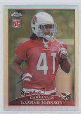 2009 Topps Chrome Refractor Rashad Johnson #TC201 1f0
