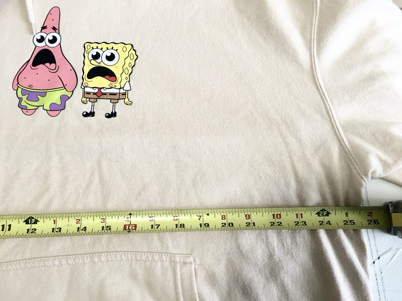 Sponge Bob SquarePants Beige Pull-Over Hoodie by … - image 9