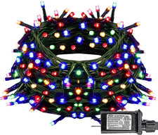 Christmas String Lights, 100 LED 33 FT Connectable Fairy Lights with 8 Modes, Wa