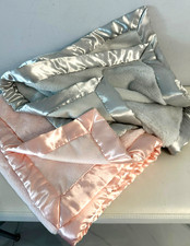 New Baby Infant Island Cloud Blanket Bedding Plush Fleece Pink Blue: YOUR CHOICE