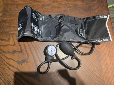 #ad #ad Elite Manual Blood Pressure Monitor Upper Arm BP Cuff Aneroid Sphygmomanometer $14.08