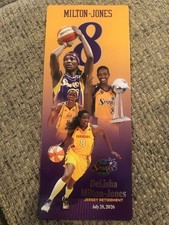 DeLisha Milton-Jones Los Angeles Sparks WNBA #8 Jersey Retirement Card