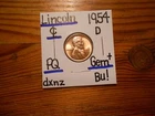 1954D Lincoln Cent Gem BU+ SPLENDID!!!! PQ!!!! NICE++++++