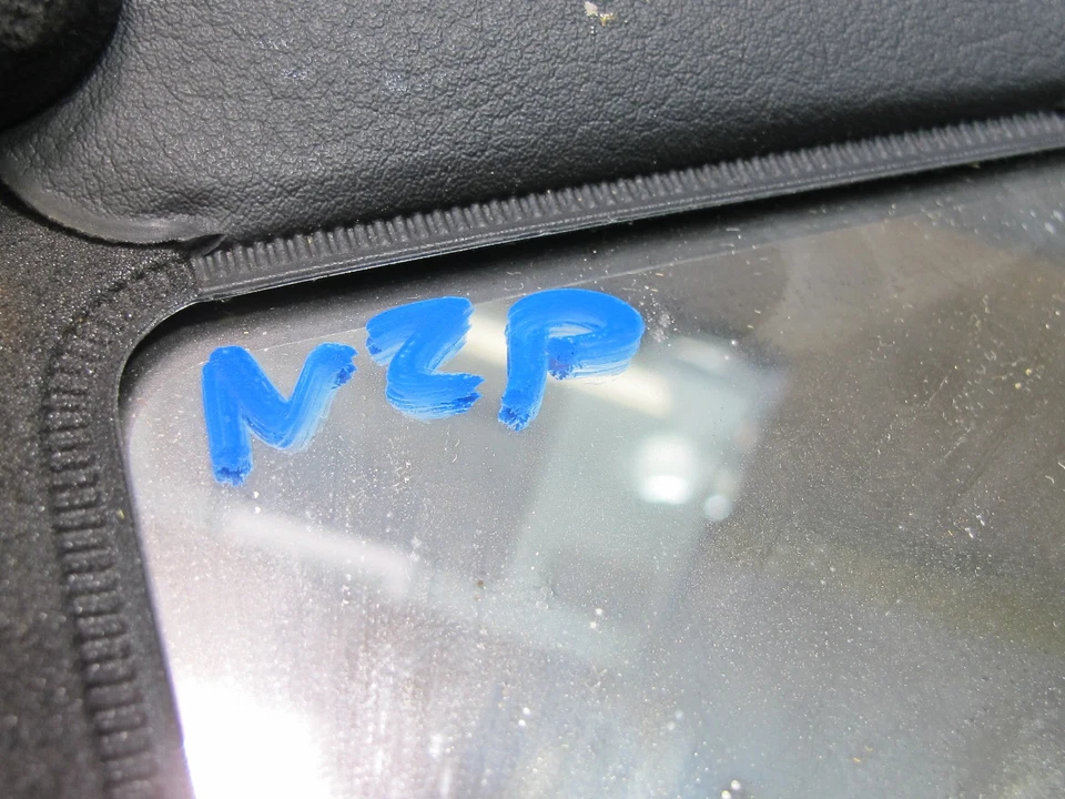 90-93 NISSAN Z32 300ZX CUPÉ JUEGO DE 2 PARASOL DELANTERO IZQUIERDO Y DERECHO NEGRO OEM Foto 2 de 4