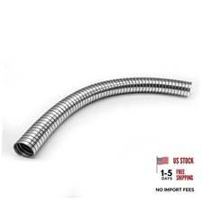 1.5 Exhaust Flex Pipe 304 Stainless Steel 1 12 Id X 1.5 Id X 17 Length 1.5 Exhaust Flex Pipe 304 Stainless Steel 1 12 Id X 1.5 Id X 17 Length