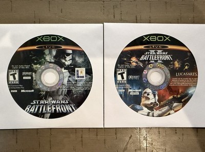 Star Wars: Battlefront I 1 & II 2 BUNDLE; Loose Discs (Microsoft Xbox, 2005)