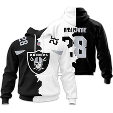 Las Vegas Football Team Raiderss 3D Hoodie, Unisex Adults S-5XL