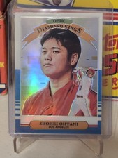 Shohei Ohtani 2019 Donruss Optic DIAMOND KINGS Carolina Blue REFRACTOR Card #14