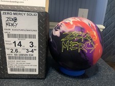 14# 1st Quality NIB Hammer Zero Mercy Solid Bowling Ball 3-4 Pin 2.6 Top